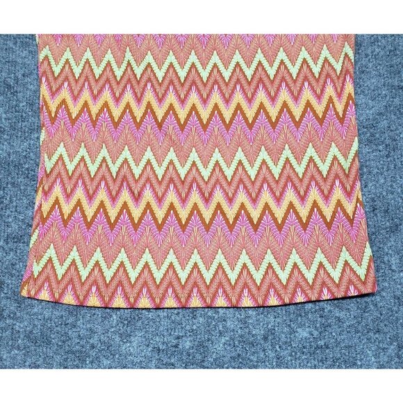 Rue21 Tube Tank Top Womens S Multicolor Chevron Sleeveless Straps Stretch New - Picture 4 of 9